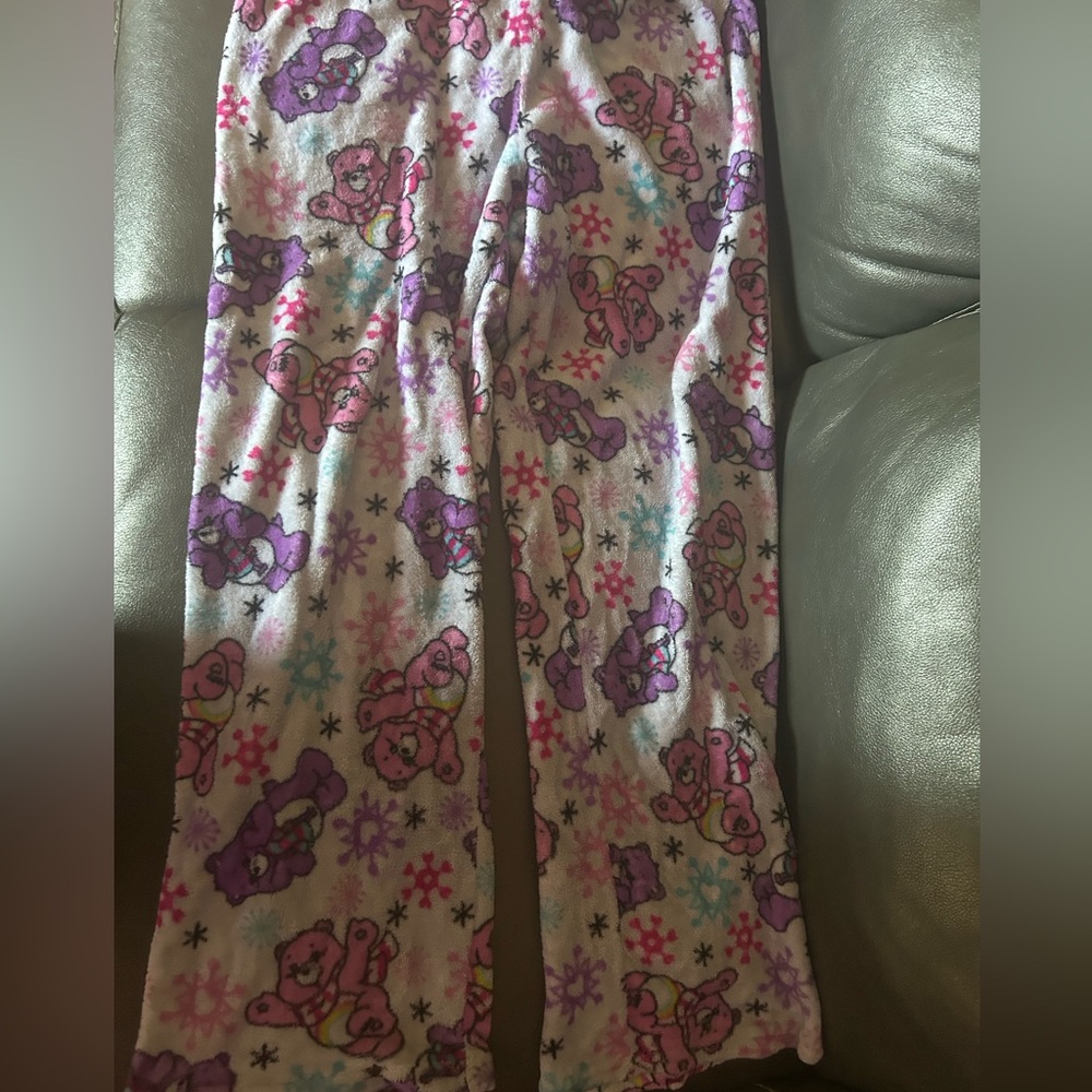 White carebear pj pant